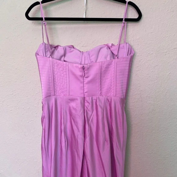 HOUSE OF CB 'Charmaine' Pink Corset Maxi Dress NWOT size M - Picture 11 of 15